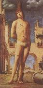 Antonello da Messina St Sebastian oil